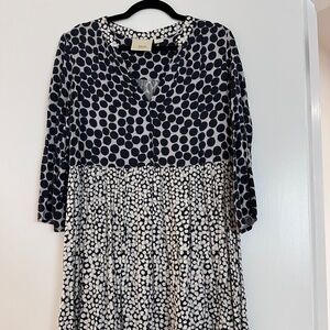 Maeve Polka Dot Blue Dress